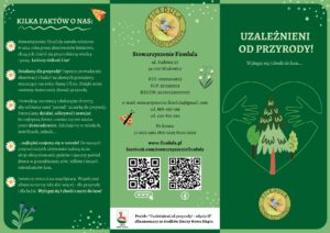 Uzależnieni od przyrody - broszura trójdzielna (A4) dla Stowarzyszenia Ficedula (cz. 1)