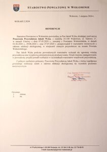 Referencje Starostwo Powiatowe w Wołominie